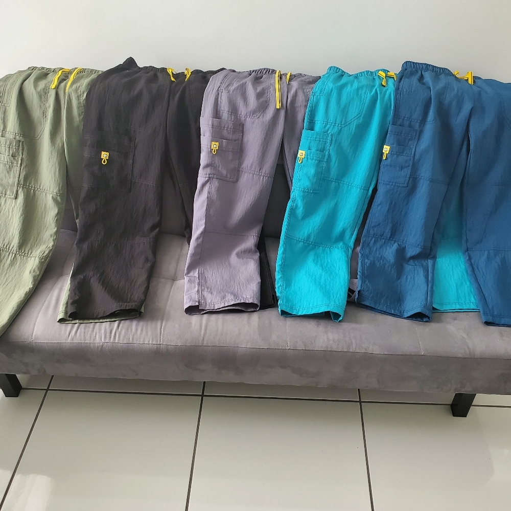 Wonderwink scrub pants lot of 5